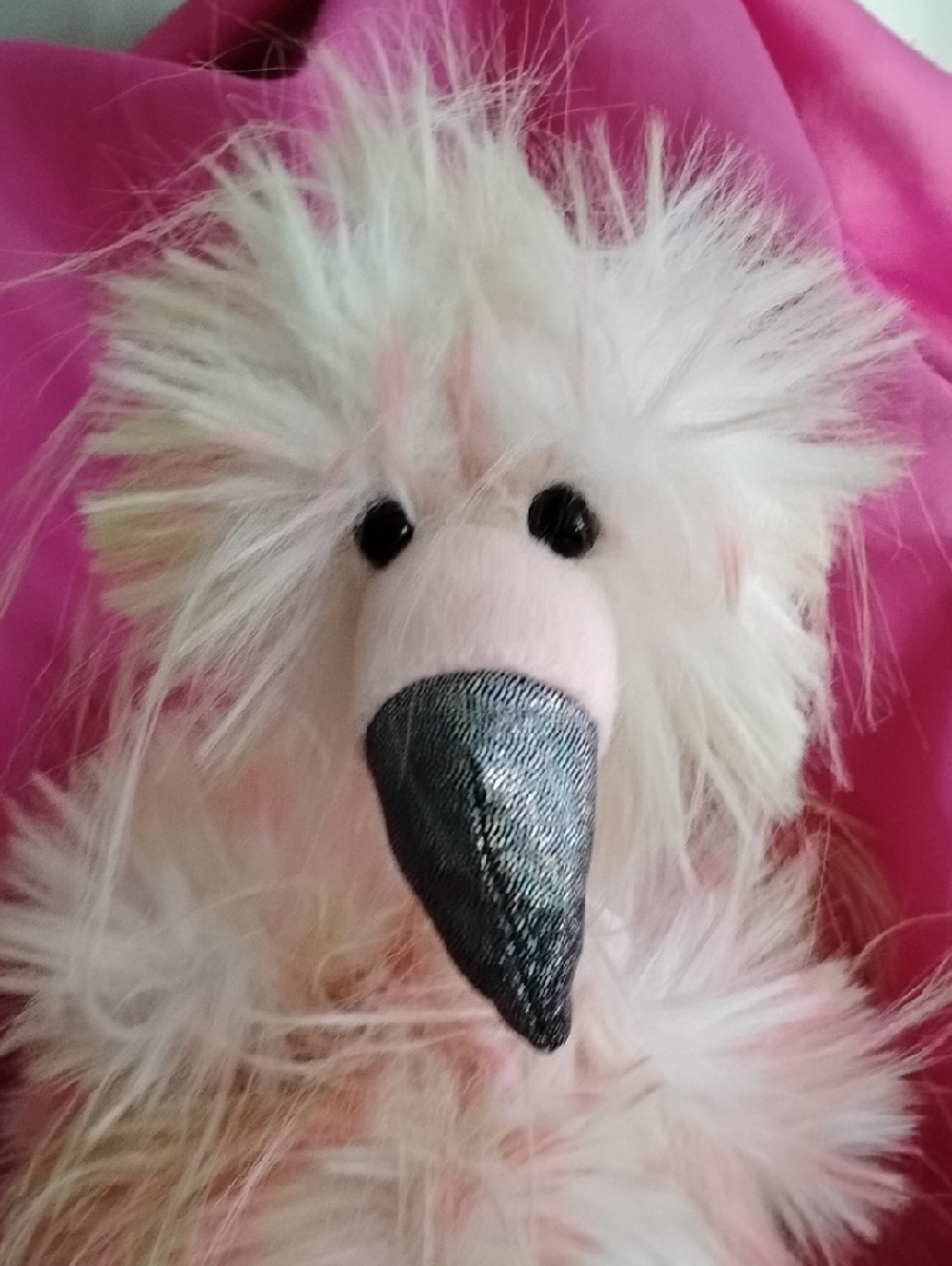 Pink Multi Coloured Fluffy Emu - Picture 5 of 6